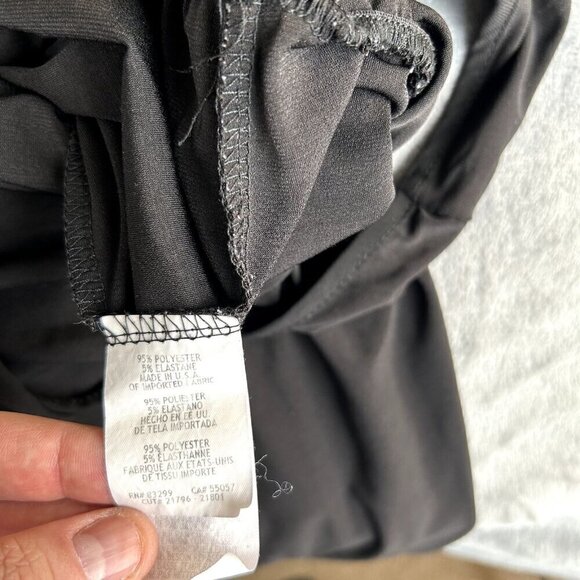 Annalee + Hope Medium Black Body Suit Pants Sleevless Minimal Basic - Picture 6 of 8